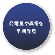 発電量や異常を早期発見