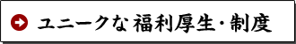 ユニークな福利厚生・制度